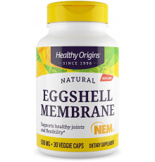 Яєчна шкаралупа, Eggshell Membrane, Healthy Origins, 500 мг, 30 капсул