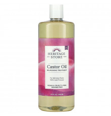 Касторовое масло, Castor Oil, Heritage Products, питательное, 946 мл