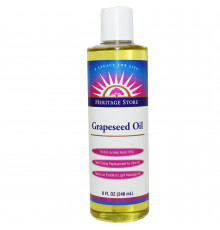 Масло виноградных косточек (Grapeseed Oil), Heritage Products, 240 мл