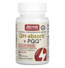 Убіхінол і пірролохінолінхінон, Ubiquinol, QH + PQQ, Jarrow Formulas, 30 кап.