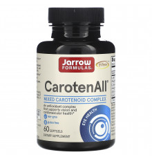 Каротиноїди змішані CarotenALL, Carotenoids, Jarrow Formulas, комплекс, 60 гелевих капсул