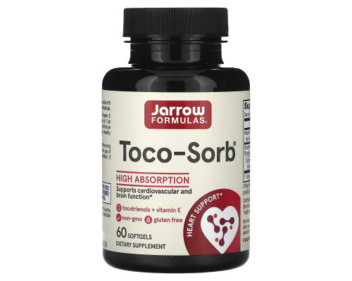 Вітамін Е і токотрінол, Tocotrienols and Vitamin E, Jarrow Formulas, 60 капсул