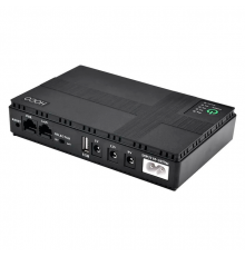 ДБЖ для роутера / комутатора HOCO DC1018P 10400мАг 18W 5V/9-12V PoE black