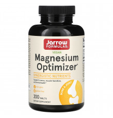Оптимізатор магнію, Magnesium Optimizer, Jarrow Formulas, 200 таблеток