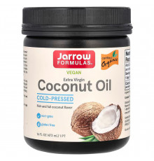 Кокосова олія, Coconut Oil, Jarrow Formulas, органічна, 473 г