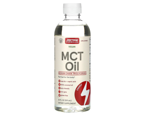 Олія MCT для схуднення, MCT Oil, Jarrow Formulas, 591 мл