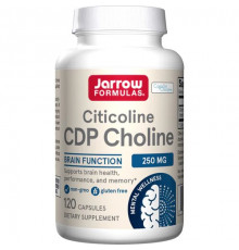 Цитиколін, Citicoline, Jarrow Formulas, 250 мг, 120 капсул