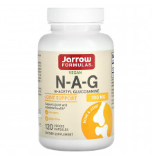Ацетилглюкозамін, NAG, Jarrow Formulas, 700 мг, 120 капсул
