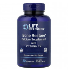 Відновлення кісток + К2, Bone Restore, Life Extension, 120 капсул