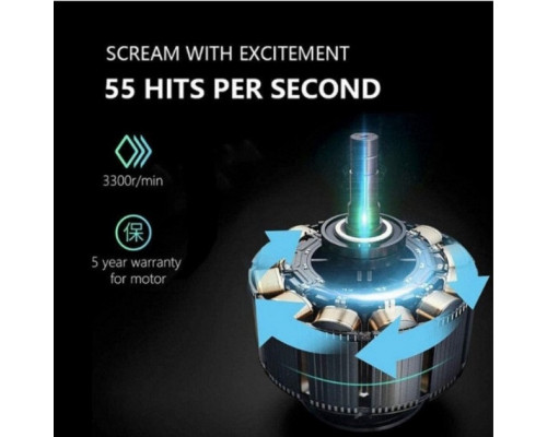 Перкусійний масажер Booster T для м'язів і тригерних точок, 6 насадок, акумулятор 2000 мАг