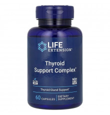 Підтримка щитовидної залози: тироїд потрійної дії, Thyroid Support Complex, Life Extension, 60 капсул