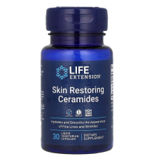 Відновлення шкіри, Skin Restoring Ceramides, Life Extension, кераміди, 30 рідких вегетаріанських капсул