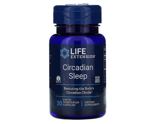 Формула для сну, Circadian Sleep, Life Extension, 30 кап.
