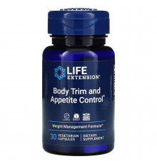 Зниження ваги та контроль апетиту, Body Trim and Appetite Control, Life Extension, 30 вегетаріанських капсул