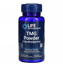 Триметилгліцин, TMG (Trimethylglycine), Life Extension, порошок, 50 г