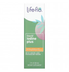 Йод с натуральным вкусом апельсина, Liquid Iodine, Life Flo Health, 59 мл