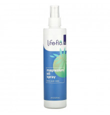 Спрей с магниевым маслом и алоэ вера, Magnesium Oil Spray, Life Flo Health, 237 мл