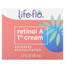 Крем с ретинолом А 1%, Advanced Cream, Life Flo Health, улучшенный восстанавливающий крем, 50 мл