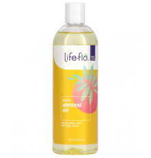 Миндальное масло для кожи, Almond Oil, Life Flo Health, чистое, без запаха, 473 мл