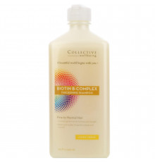 Шампунь с биотином, Biotin B-Complex Thickening Shampoo, Life Flo Health, для тонких и нормальных волос, лимонный крем, 429 мл