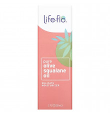 Оливковое сквалановое масло, Pure Olive Squalane Oil, Life Flo Health, чистое, 59 мл