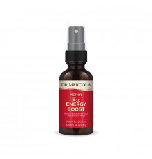Вітамін В-12, підсилювач енергії, Vitamin B12 Energy Booster, Dr. Mercola, смак ожини, спрей, 29 мл