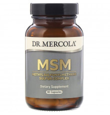 МСМ с органической серой, MSM Sulfur, Dr. Mercola, комплекс, 60 капсул