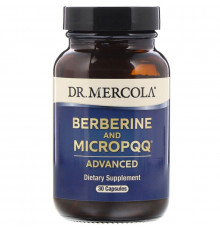 Берберин і мікроPQQ, Berberine and MicroPQQ, Dr. Mercola, 30 капсул