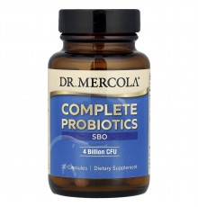 Комплекс пробіотиків SBO, Complete Probiotics SBO, Dr. Mercola, 4 млрд КУО, 30 капсул