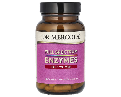 Ферменти повний спектр для жінок, Full Spectrum Enzymes, Dr. Mercola, 90 капсул