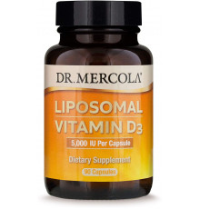 Вітамін D3 ліпосомальний, Liposomal Vitamin D3, Dr. Mercola, 5000 МО, 90 капсул