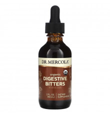 Травна підтримка, Digestive Bitters with Natural Flavors, Dr. Mercola, органічна, з натуральними ароматизаторами, 60 мл