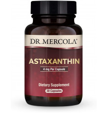 Астаксантин, Astaxanthin, Dr. Mercola, 4 мг, 30 капсул
