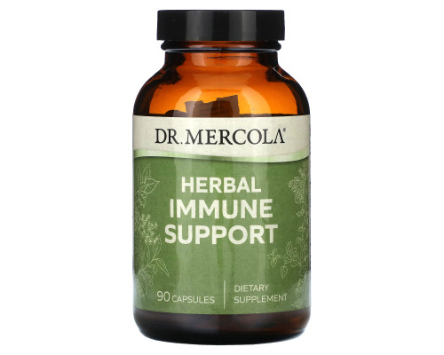 Підтримка імунітету, Herbal Immune Support, Dr. Mercola, трав'яна, 90 капсул