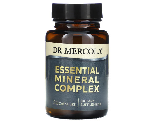 Незамінні мінерали, Essential Mineral, Dr. Mercola, комплекс, 30 капсул