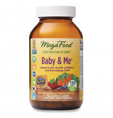 Витамины для беременных, Multivitamin & Mineral, Baby & Me, MegaFood, 120 таблеток
