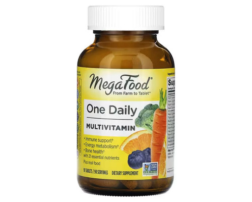 Мультивітаміни, One Daily, MegaFood, 1 в день, 90 таблеток