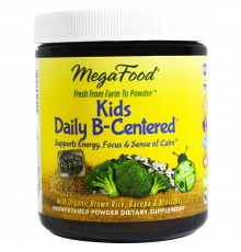 Витамины группы В для детей (Kids Daily B-Centered), MegaFood, концентрированный, 32.1 г