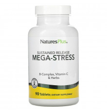 Мега-Стрес, комплекс, Mega-Stress, Nature's Plus, 90 таблеток