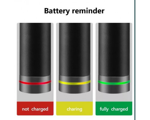 Перкусійний ударний масажер Rlaxyoo S3 Massage Gun (12 насадок) 30 режимів (Карбон)