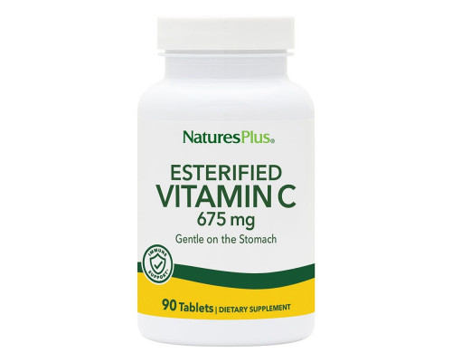 Вітамін С естерифікований, Esterified Vitamin C, Nature's Plus, 675 мг, 90 таблеток
