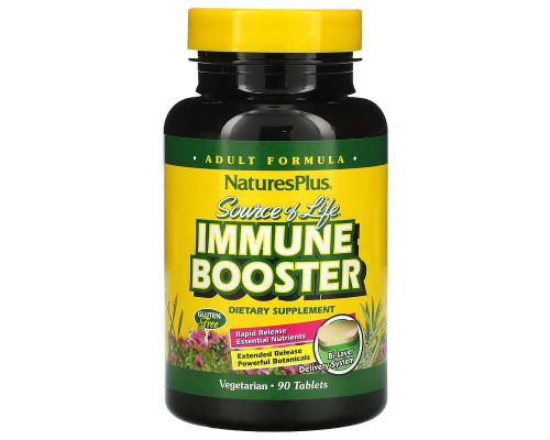Посилення імунітету, Immune Booster, Nature's Plus, Source of Life, 90 таблеток