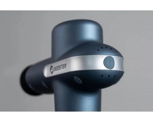 Професійний перкусійний масажер Booster Lightsaber U1 (24v) – синій масажний пістолет для відновлення та релаксації