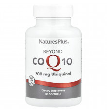 Коензим Q10, Beyond CoQ10, NaturesPlus, убіхінол, 200 мг, 30 гелевих капсул