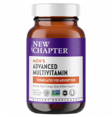 Щоденні вітаміни для чоловіків, Men's Advanced Multivitamin, New Chapter, 48 вегетаріанських таблеток