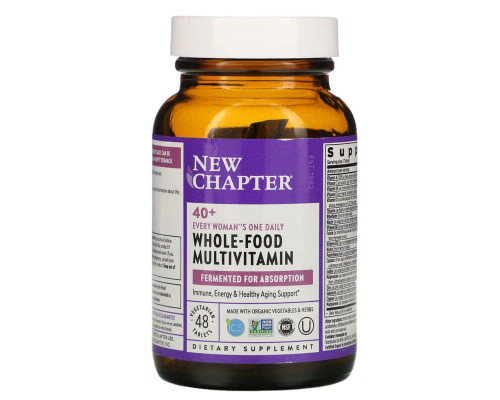 Мультивітаміни для жінок 40+, One Daily Multi, New Chapter, 1 в день, 48 таблеток
