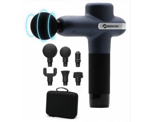 Професійний перкусійний масажер Booster Lightsaber U1 (24V) (Чорний) для глибокого масажу