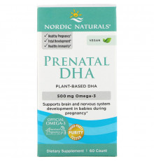 Риб'ячий жир для вагітних, Prenatal DHA, Nordic Naturals, 500 мг, 60 гелевих капсул