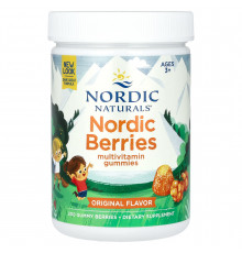 Вітаміни для дітей від 3 років, Multivitamin Gummies, Nordic Naturals, оригінальні, 200 жувальних ягід