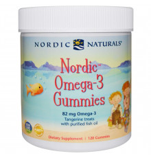 Риб'ячий жир для дітей (мандарин), Omega-3 Gummies, Nordic Naturals, 120 желе